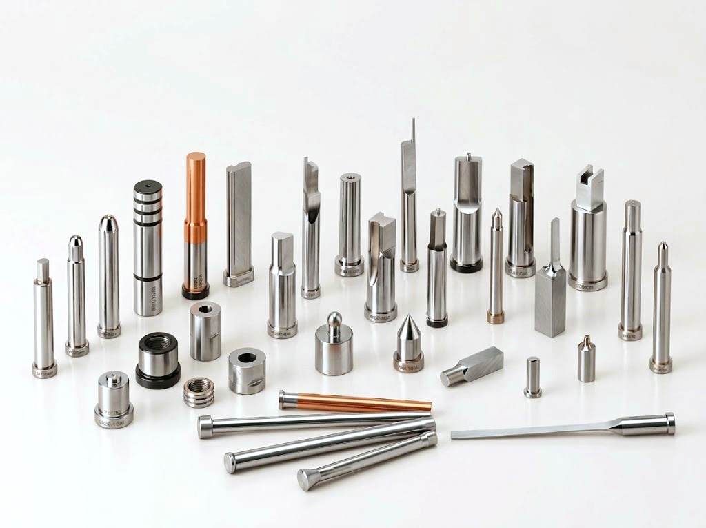 Punches, pins and precision mold components